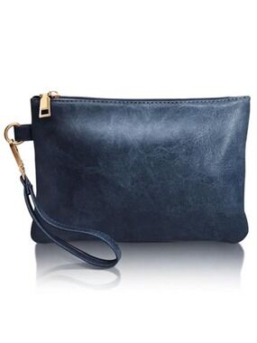 Dark Blue Clutch Purses  Wallet Wristlet Small Wallet Purses Clutch Handbags